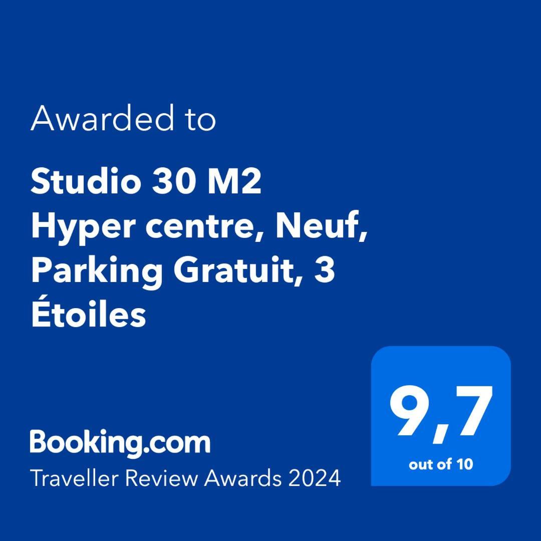 Studio 30 M2 Hyper Centre, Neuf, Parking Gratuit, 3 Etoiles كان المظهر الخارجي الصورة